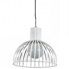 Φωτιστικό Κρεμαστό Μονόφωτο Φ25cm E27 230V Λευκό 4346-B-WH